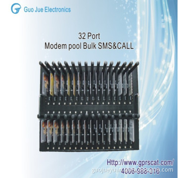 bulk sms sending 32 port gsm modem q2303 with free english software